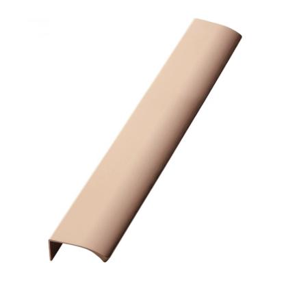 Beslag Design Edge Straight profilgreb, 350 mm, børstet kobber
