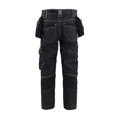 Blåkläder 5225 håndværkerbuks med stretch x1900 til børn, marineblå/sort
