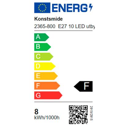 Konstsmide LED party lyskæde med 10 kugler - 4,5 meter