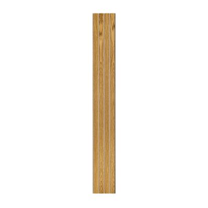 I-Wood Basic 4-lamel akustikpanel, brun olieret, beige filt og sort kerne, egefiner, 17 x 300 mm 