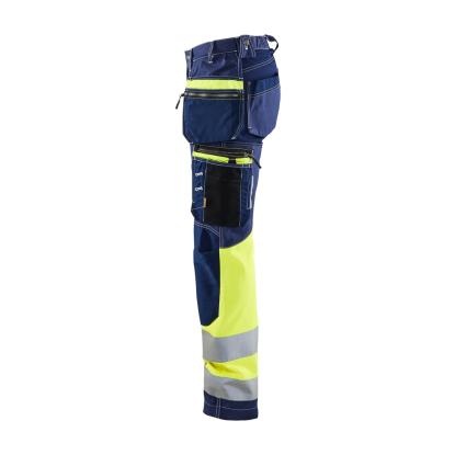 Blåkläder 7196 dame high vis buks med stretch, marineblå/hi-vis gul