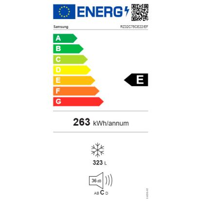 Samsung RZ32C76CE22/EF fritstående fryseskab, 323 liter