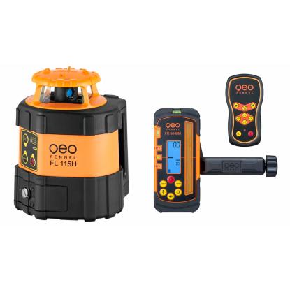 geo-FENNEL FL 115H digitalt rotationslaser med FR 80-MM modtager
