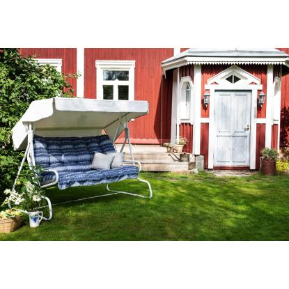 Varax De Luxe 3 personers hængesofa, blå-mønstret