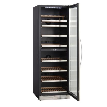 Scandomestic SV 124 X fritstående vinkøleskab til 126 flasker, stål