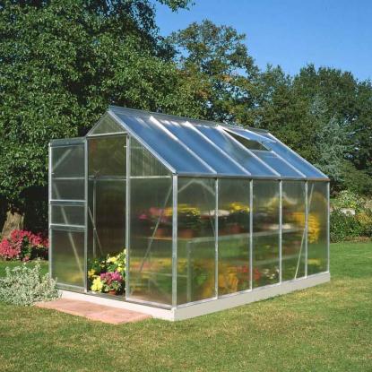 Halls Popular drivhus 6,2 m², alu, 4 mm poly