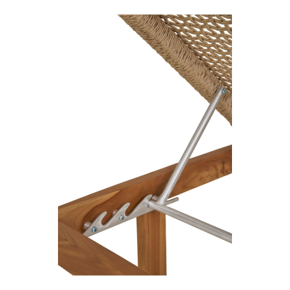Derby solseng, teak/polyrattan
