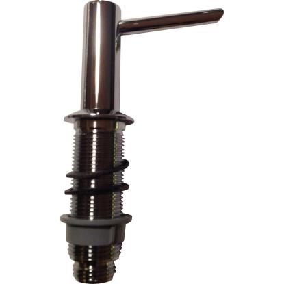Intra Juvel sæbedispenser med beholder til køkkenvask, Ø27 mm, blank krom