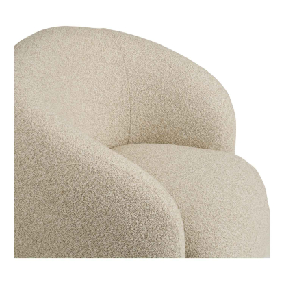 Hawkes loungestol med drejefunktion, sand
