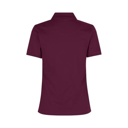 ID 0527 poloshirt med stretch, dame, bordeaux