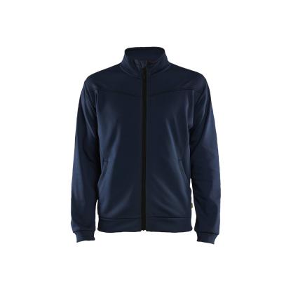 Blåkläder 3362 sweatshirt full zip, mørk marineblå/sort