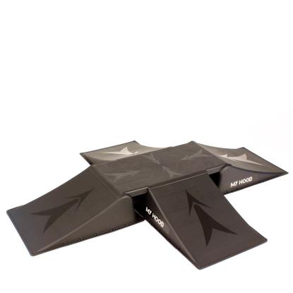 My Hood rampe 4 way maxi, sort, polypropylen - 156 x 110 x 29 cm
