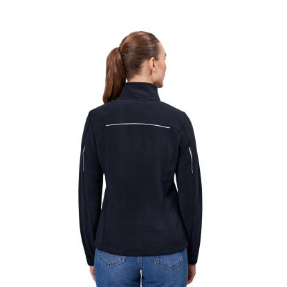 ID 0793 Zip-n-Mix mikrofleece cardigan med refleks, dame, navy