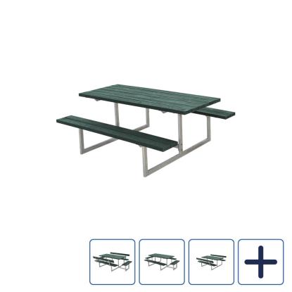 PLUS Basic bord/bænkesæt, ReTex, grøn