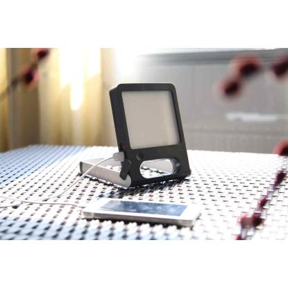 Lutec Padlight LED bordlampe med solceller med USB 2,4W