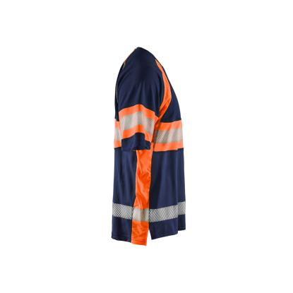Blåkläder 3337 high vis UV t-shirt, marineblå/hi-vis orange