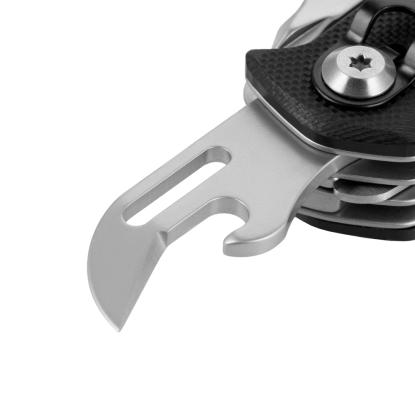 M-TAC Type 9 foldekniv (6 værktøjer), sort/rustfrit stål