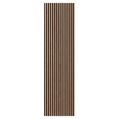 FibroTech PREMIUM akustikpanel, 605 x 2440 mm, light oak
