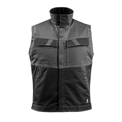 MASCOT LIGHT Kilmore arbejdsvest, mørk antracit/sort
