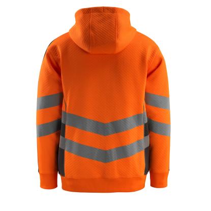 MASCOT SAFE SUPREME Corby hættetrøje med lynlås, hi-vis orange/mørk antracit