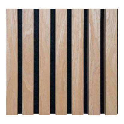Akustikpanel træfiner, natur, egetræslook, 2400x600x22 mm