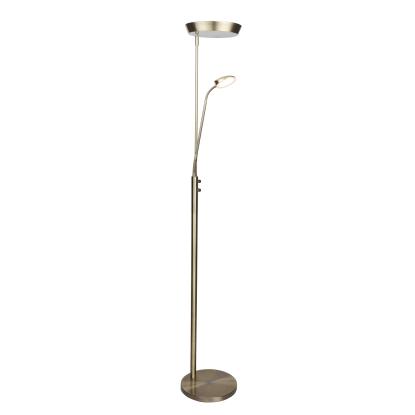 Halo Design Vegas Combi LED gulvlampe, 7+20 watt, antik messing