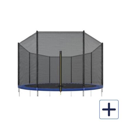 Viking Sports sikkerhedsnet til trampolin med 8 stolper, yderside