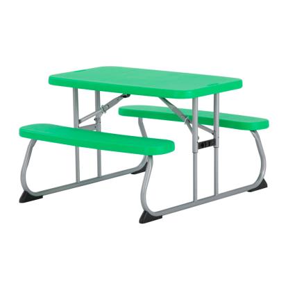 Lifetime picnicbord til børn, plast, grøn, 53,5 x 82,5 x 90 cm