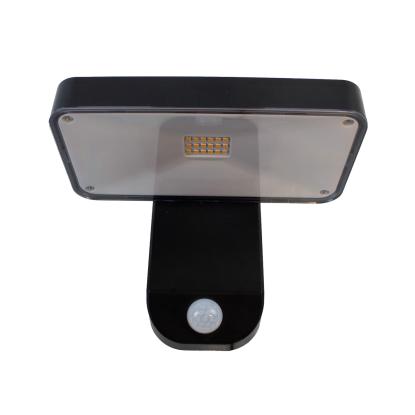 Nordlux Rica Square LED væglampe med solceller, sort