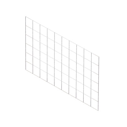 Upyard espalier til højbedsramme, galvaniseret stål, 110 x 70 cm