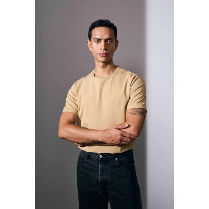 ID 0594 Stretch T-shirt, komfort, sand