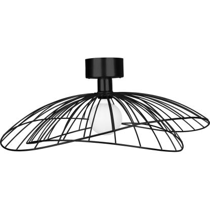 Globen Lighting Ray loft-/væglampe, Ø60 cm, sort