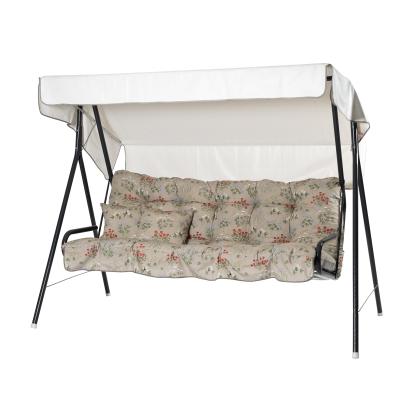 Varax Suvi 3 personers hængesofa, beige-blomstret
