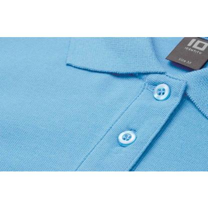 ID 0527 poloshirt med stretch, dame, lys blå
