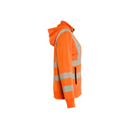 Blåkläder 3574 dame high vis sweatshirt med aftagelig hætte, hi-vis orange