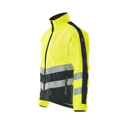MASCOT SAFE SUPREME Sheffield fleecejakke, hi-vis gul/mørk marine