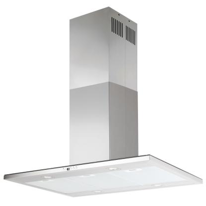 Silverline SL4250 Nordic Dark Ada frithængende emhætte, rustfri/sort glas, 60 cm