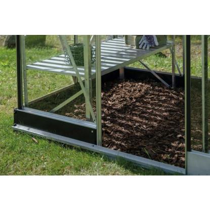 Halls Icon 6 drivhus 2,5 m², alu, 3 mm hærdet glas