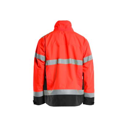 Blåkläder 4760 high vis skaljakke, hi-vis rød/sort