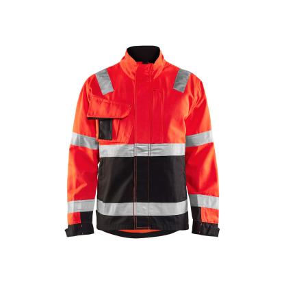 Blåkläder 4064 high vis arbejdsjakke, hi-vis rød/sort