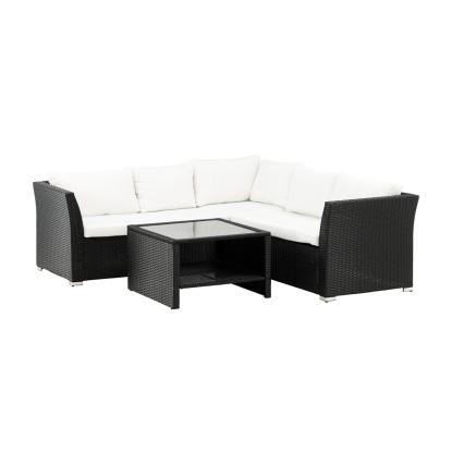 Venture Design Haiti hjørnesofasæt, sort/hvid
