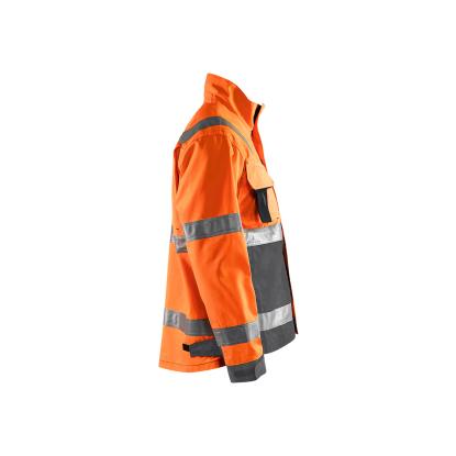 Blåkläder 4064 high vis arbejdsjakke, hi-vis orange/mellemgrå