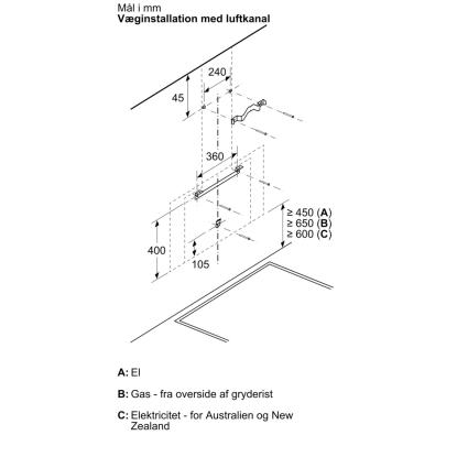 Siemens iQ700 væghængt emhætte LC91KLT60, sort, 90 cm