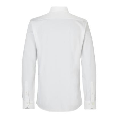 Seven Seas S51 hybridskjorte, slim, hvid