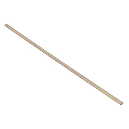 I-Wood afslutningsliste til akustikpanel, ubehandlet natur, grå filt og sort kerne, egefiner, 17 x 42 mm