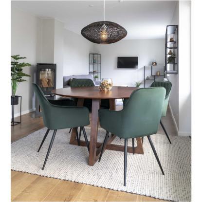 Spisebord i valnød finer Ø137 cm
