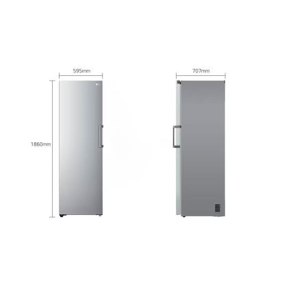LG GFT41PZGSF fritstående fryseskab, 324 liter
