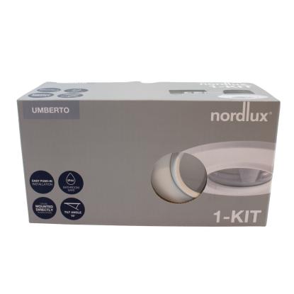 Nordlux indbygningsspot Umberto LED hvid