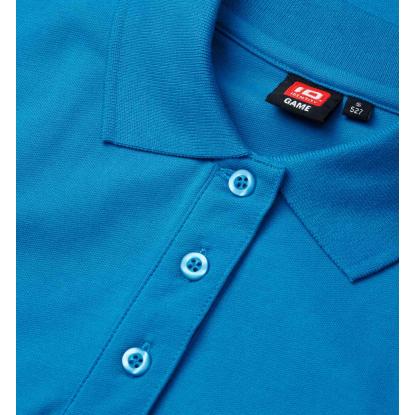 ID 0527 poloshirt med stretch, dame, turkis