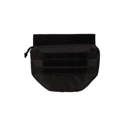 Mil-Tec Drop Down MOLLE bæltelomme, sort